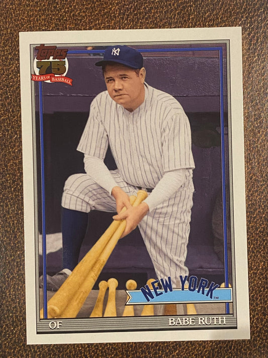 Babe Ruth - 2026 Topps Series 2 - 1991 Topps - Yankees