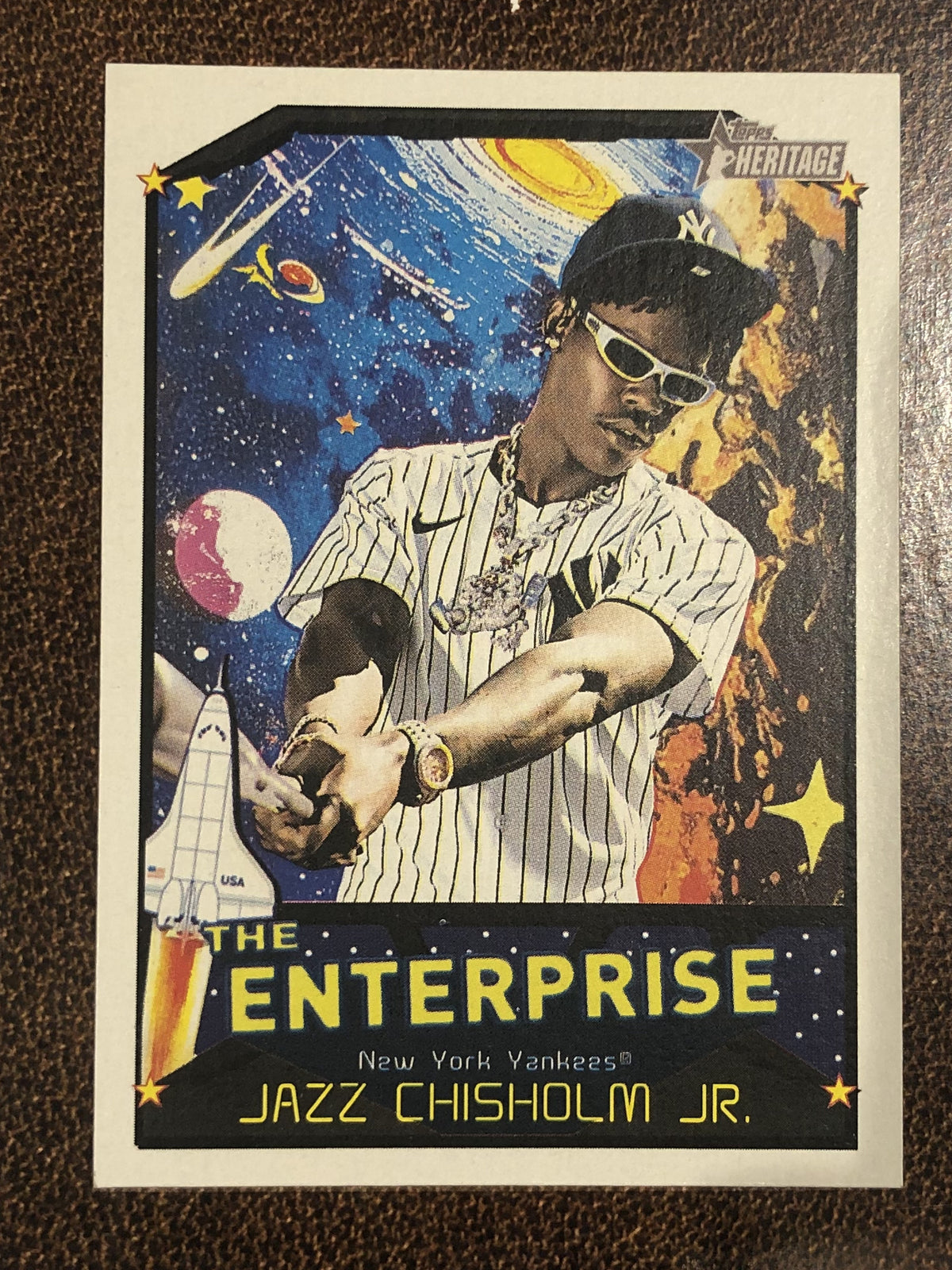 Jazz Chisholm Jr. - 2026 Topps Heritage - The Enterprise - Yankees