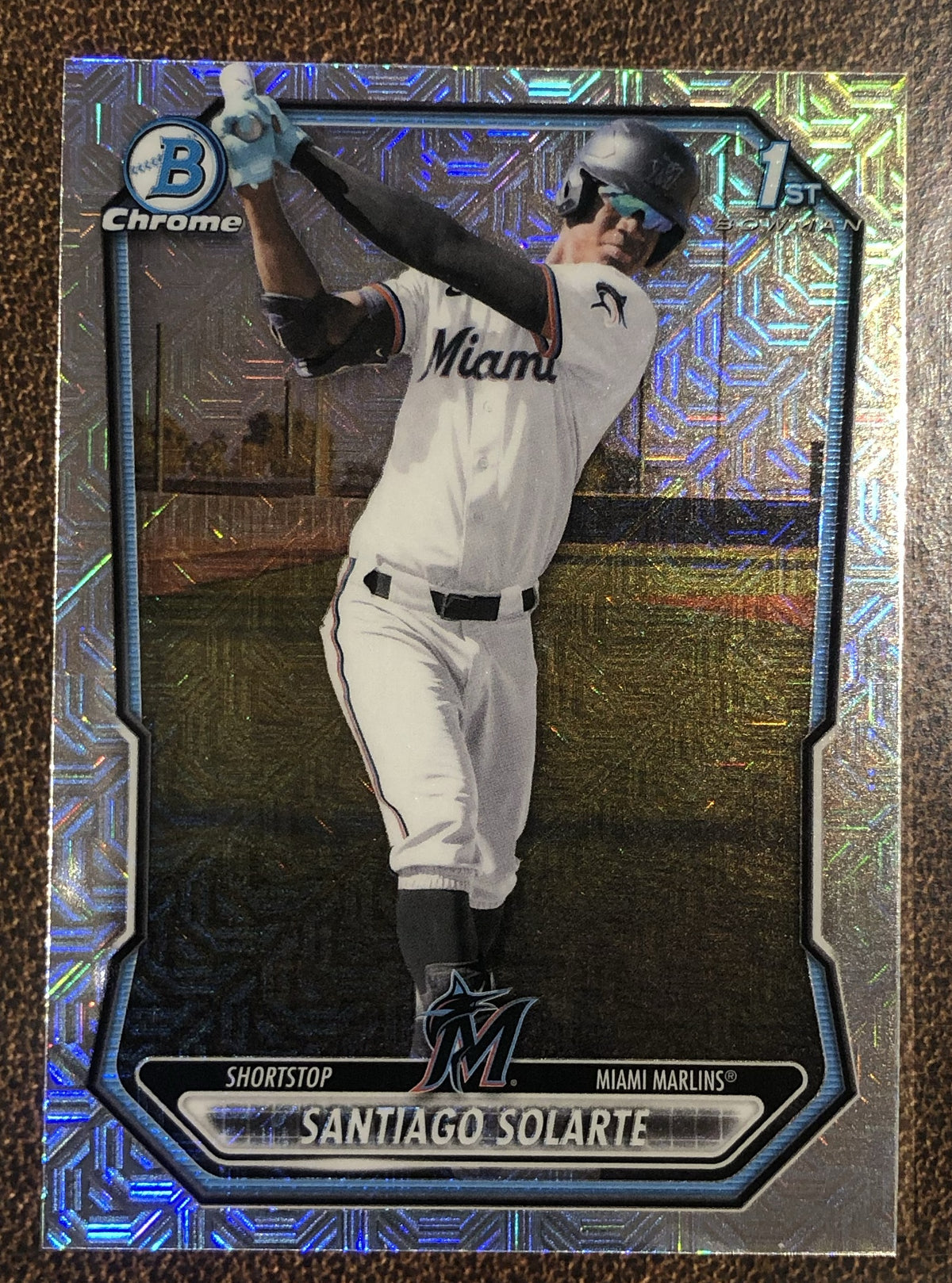 Santiago Solarte - 2026 Bowman Chrome - 1st Bowman MOJO - Marlins
