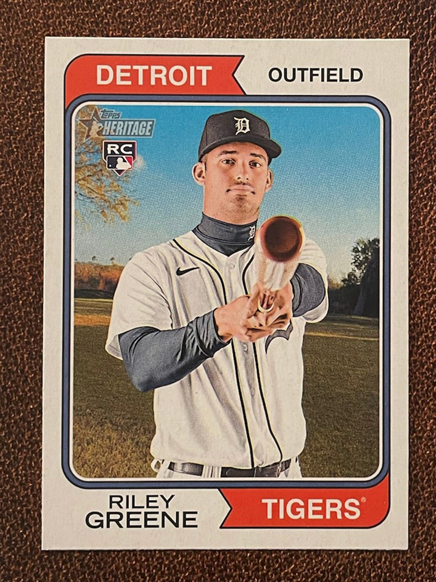 Riley Greene - 2023 Topps Heritage - Base Rookie - Tigers