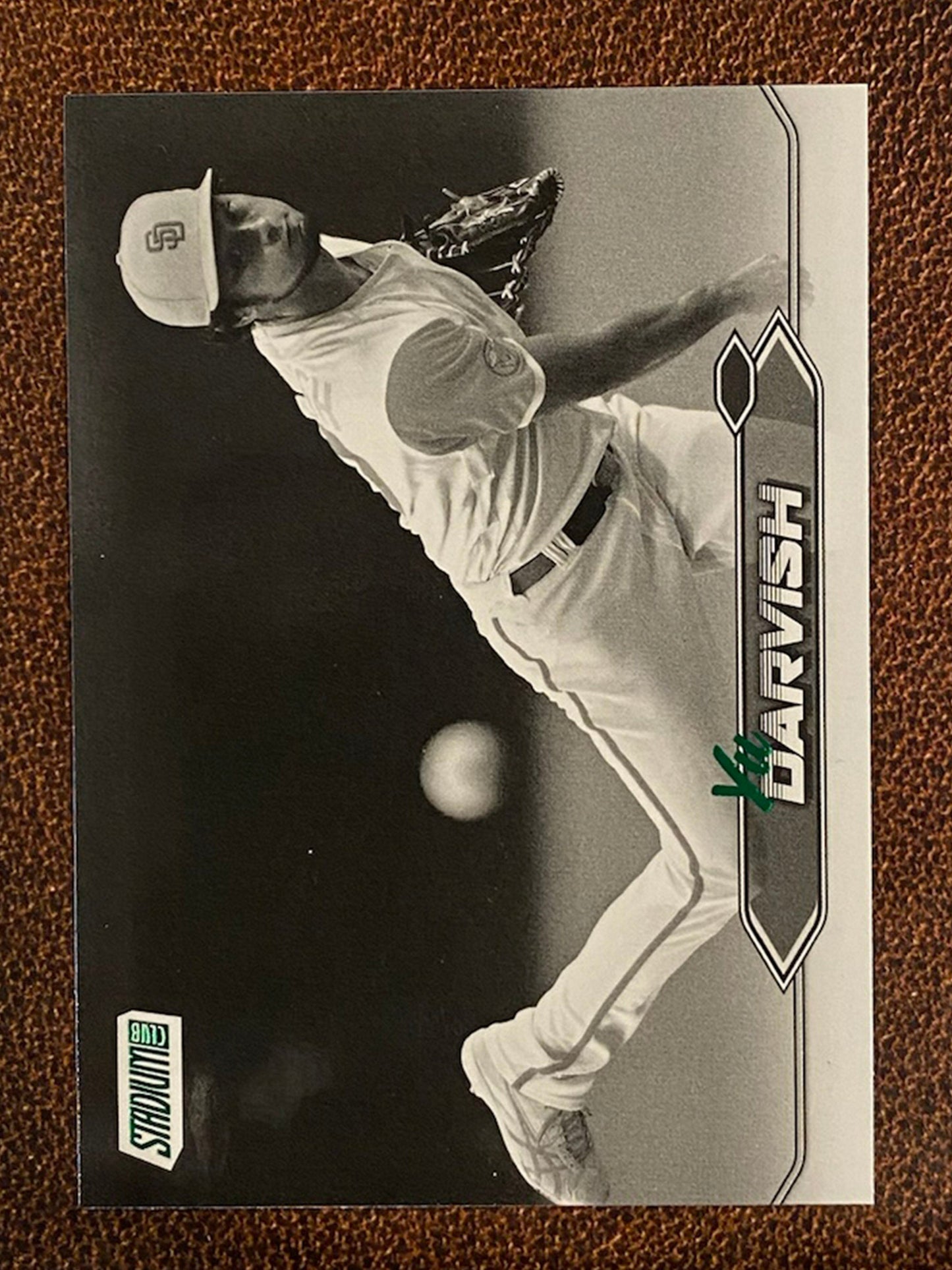 Yu Darvish - 2024 Topps Stadium Club - Black And White - Padres