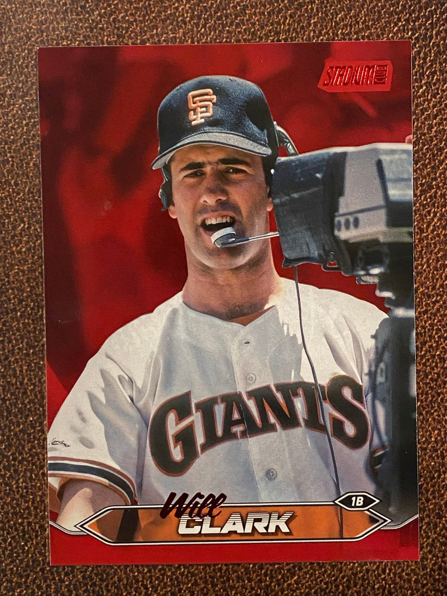 Will Clark - 2024 Topps Stadium Club - Red Foil - Giants