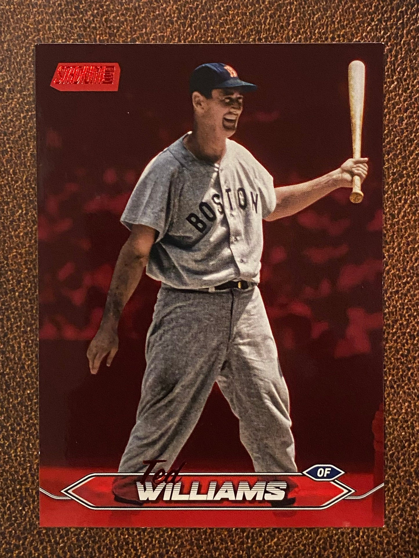 Ted Williams - 2024 Topps Stadium Club - Red Foil - Red Sox