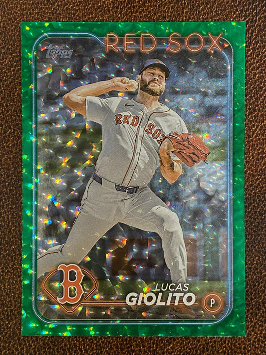 Lucas Giolito - 2024 Topps Update - Green Foil /499 - Red Sox