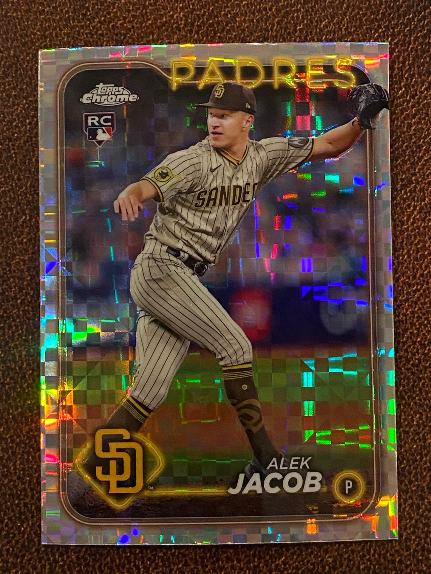 Alek Jacob - 2024 Topps Chrome Update - XFractor - Padres