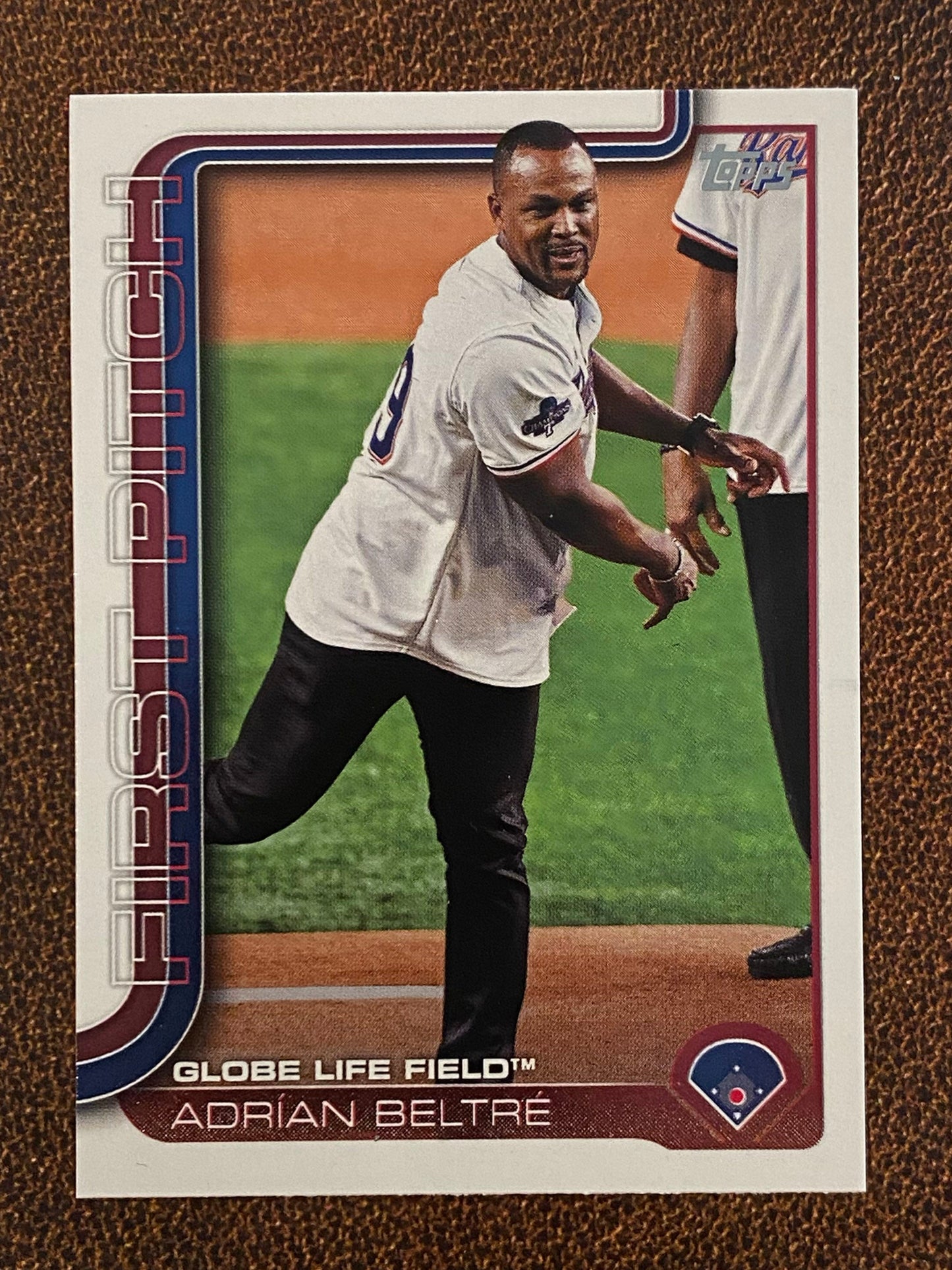 Adrian Beltre - 2025 Topps Series 1 - First Pitch - Rangers