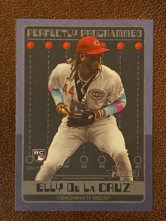 Elly De La Cruz - 2024 Topps Heritage High Number - Perfectly Programmed - Reds