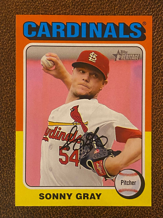 Sonny Gray - 2024 Topps Heritage - Low Number Short Prints - Cardinals
