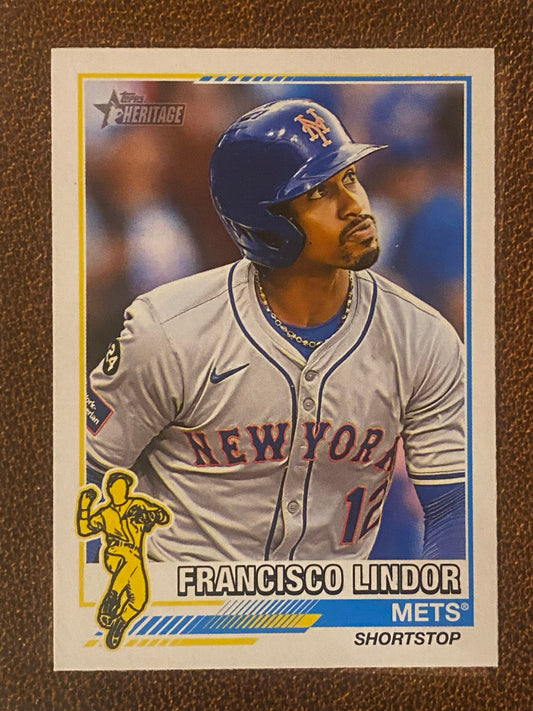 Francisco Lindor - 2025 Topps Heritage - Redefined Insert - Mets