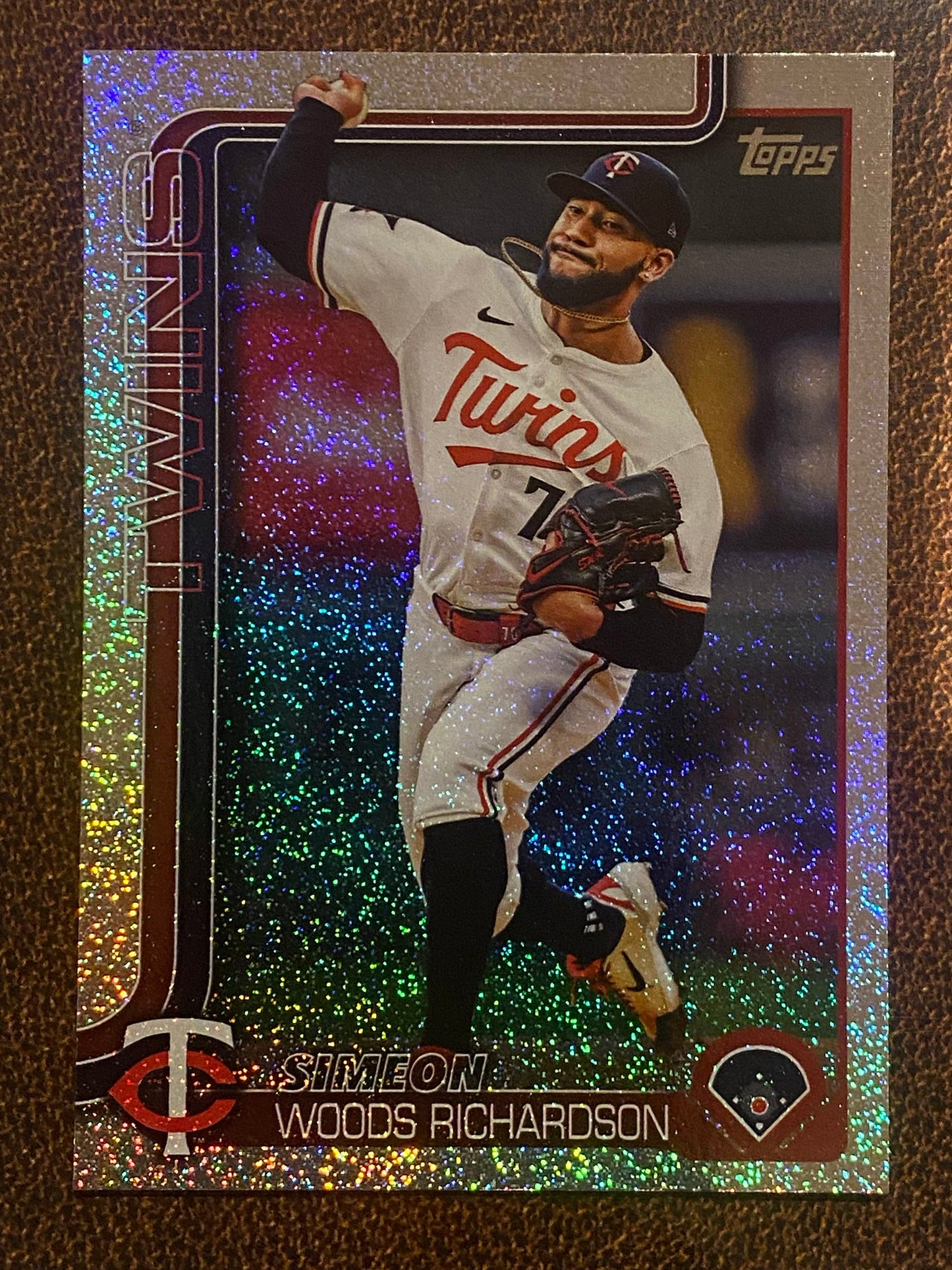 Simeon Woods Richardson  - 2025 Topps Series 2 - Sandglitter - Twins
