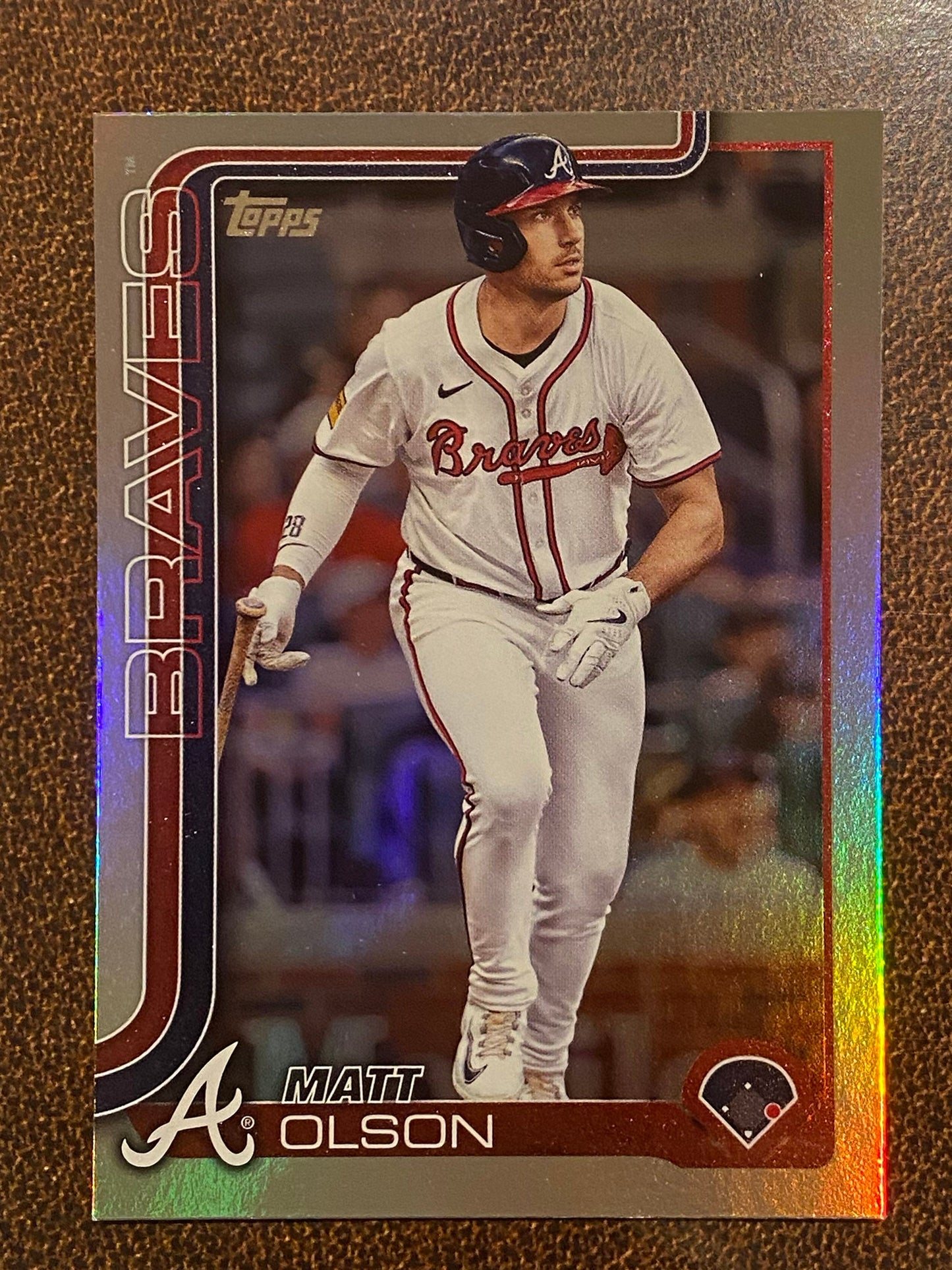 Matt Olson - 2025 Topps Series 1 - Rainbow Foil - Braves