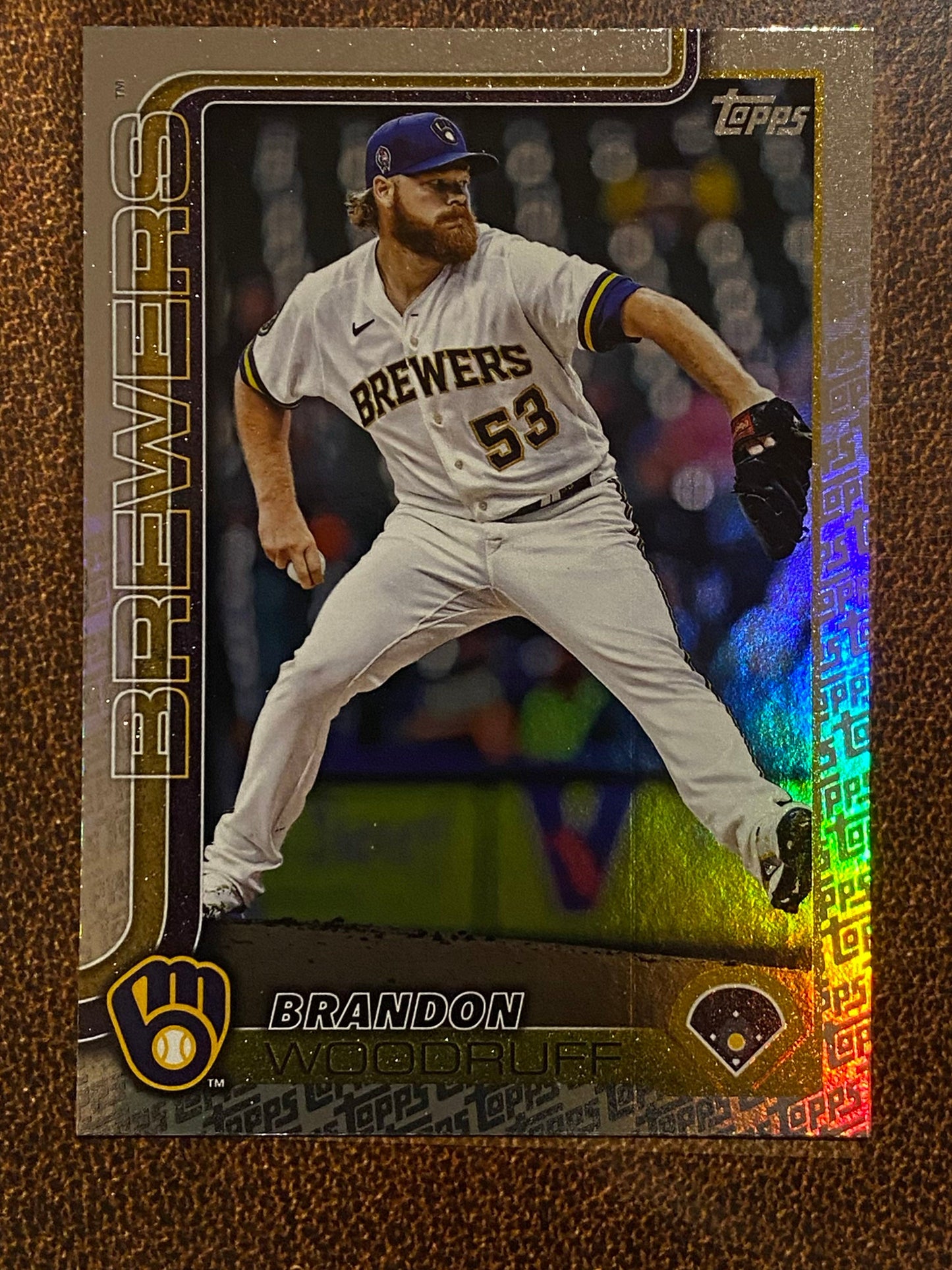 Brandon Woodruff - 2025 Topps Series 2 - Fanatics Exclusive Topps Foil Border - Brewers