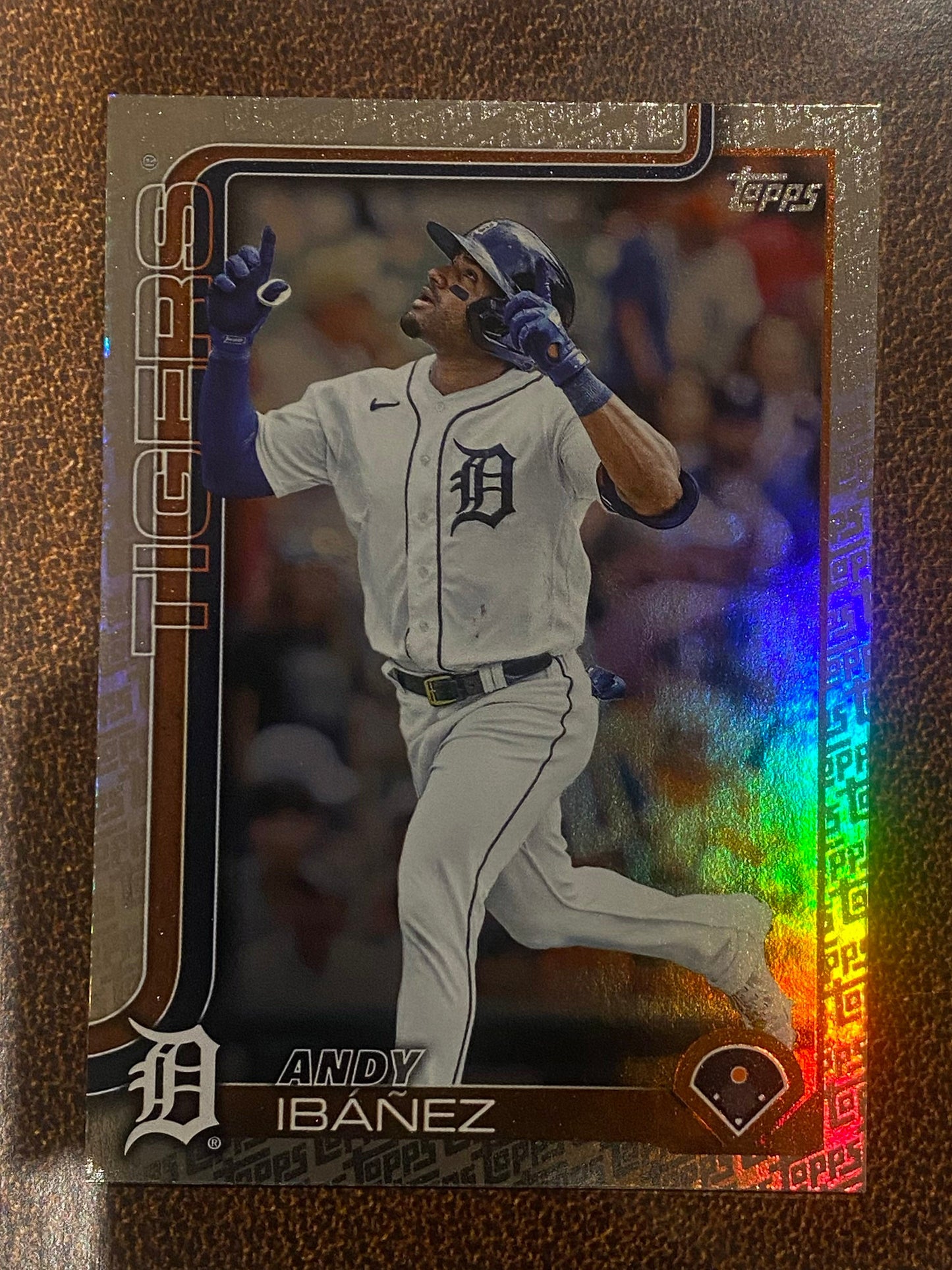 Andy Ibanez - 2025 Topps Series 2 - Fanatics Exclusive Topps Foil Border - Tigers