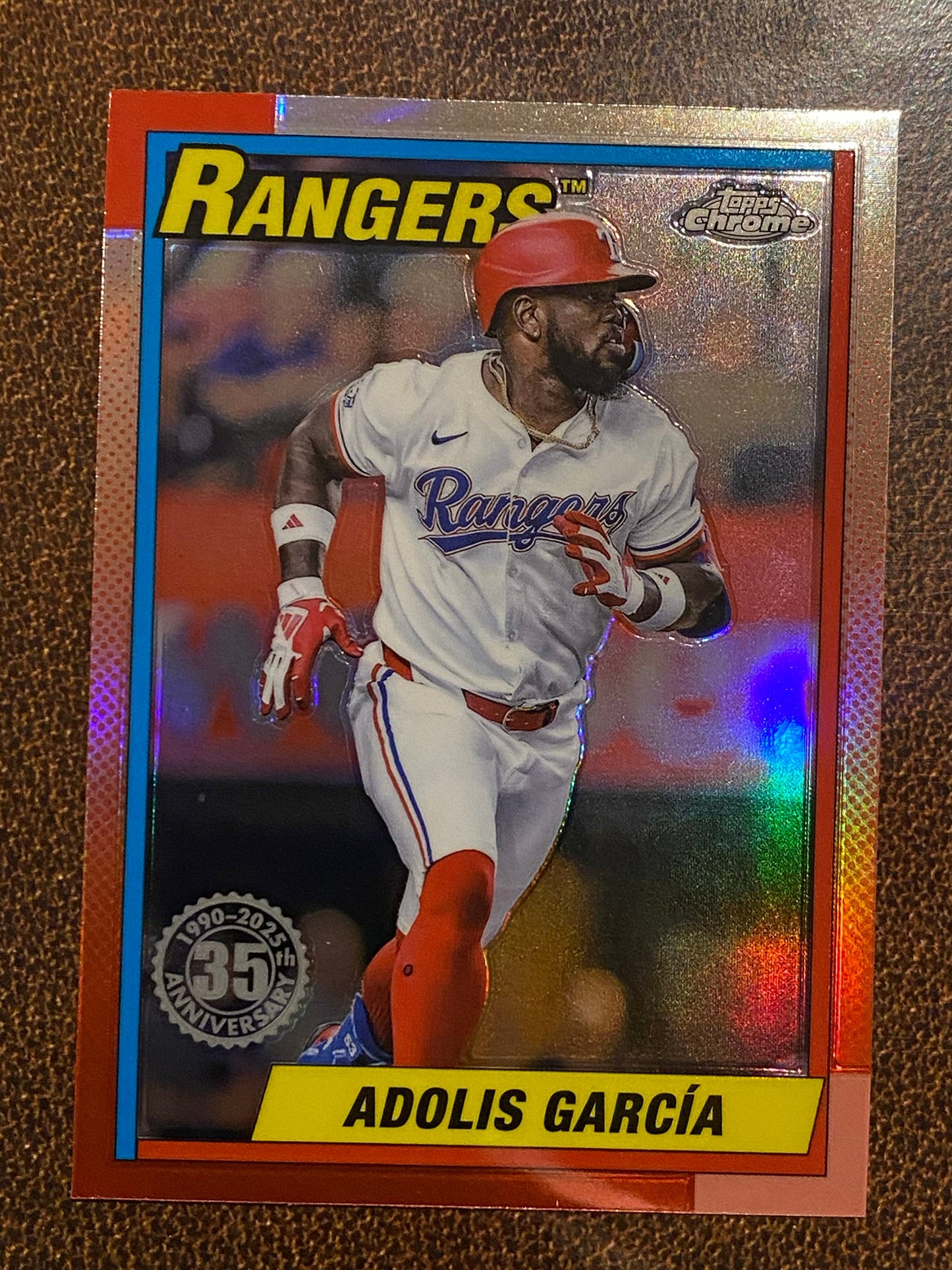 Adolis Garcia - 2025 Topps Chrome - 1990 Insert - Rangers