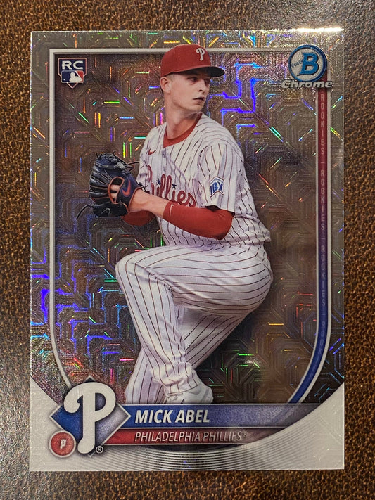 Mick Abel - 2025 Bowman Chrome - Mojo Rookie - Phillies
