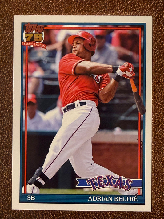 Adrian Beltre - 2026 Topps Series 1 - 1991 Insert - Rangers