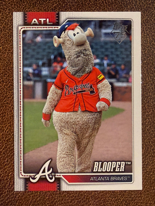 Blooper - 2026 Topps Series 1 - Mascots Insert - Braves