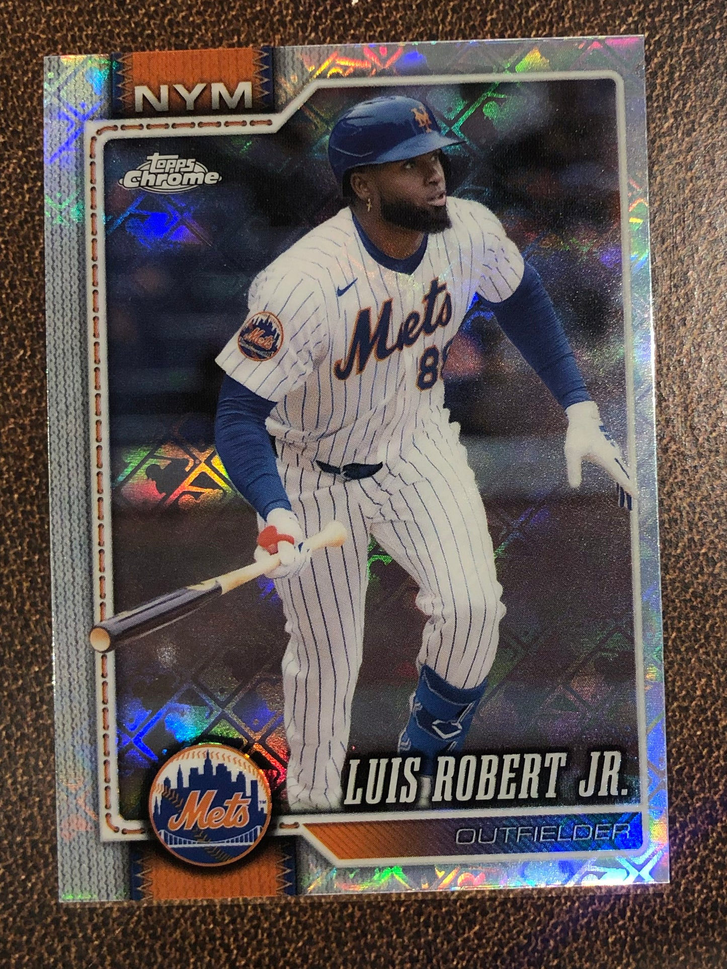 Luis Robert Jr. - 2026 Topps Chrome Logofractor - Base Logofractor - Mets