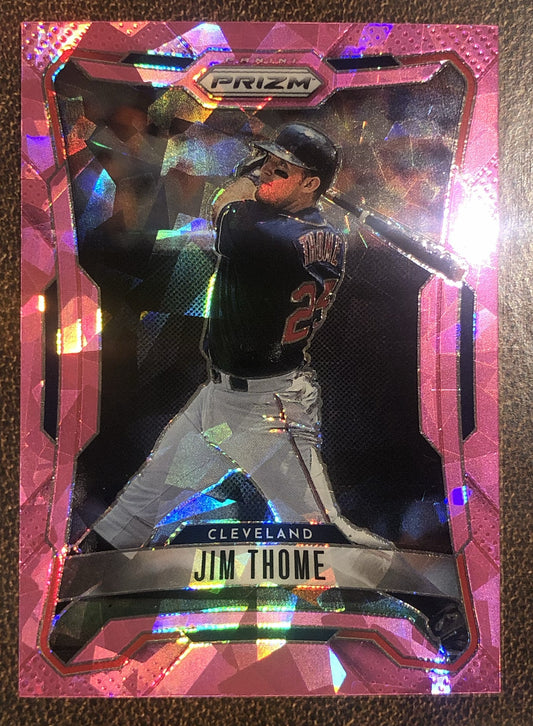 Jim Thome - 2026 Panini Prizm - Pink Ice - Indians