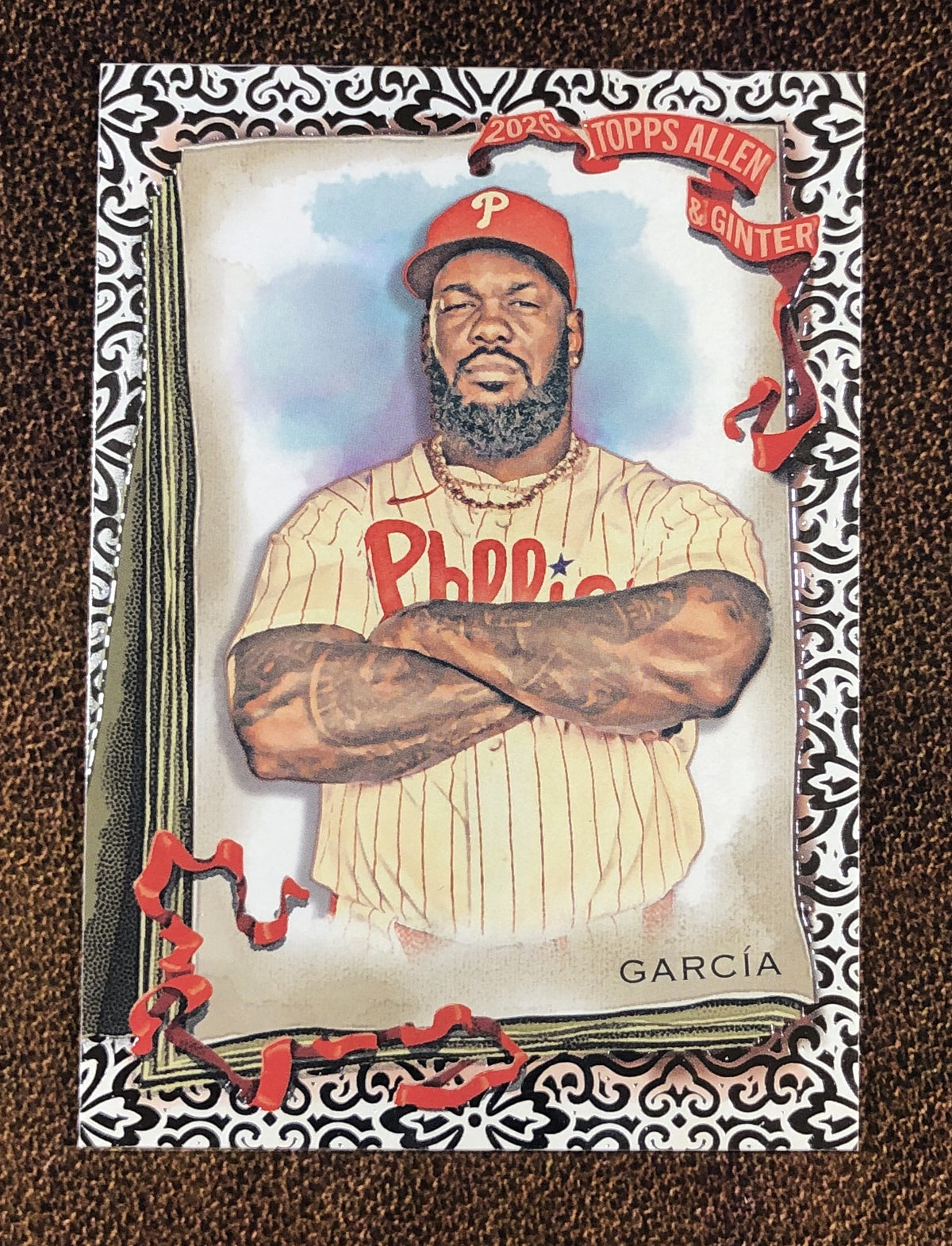 Adolis Garcia - 2026 Topps Allen & Ginter - Foil Filagree - Phillies