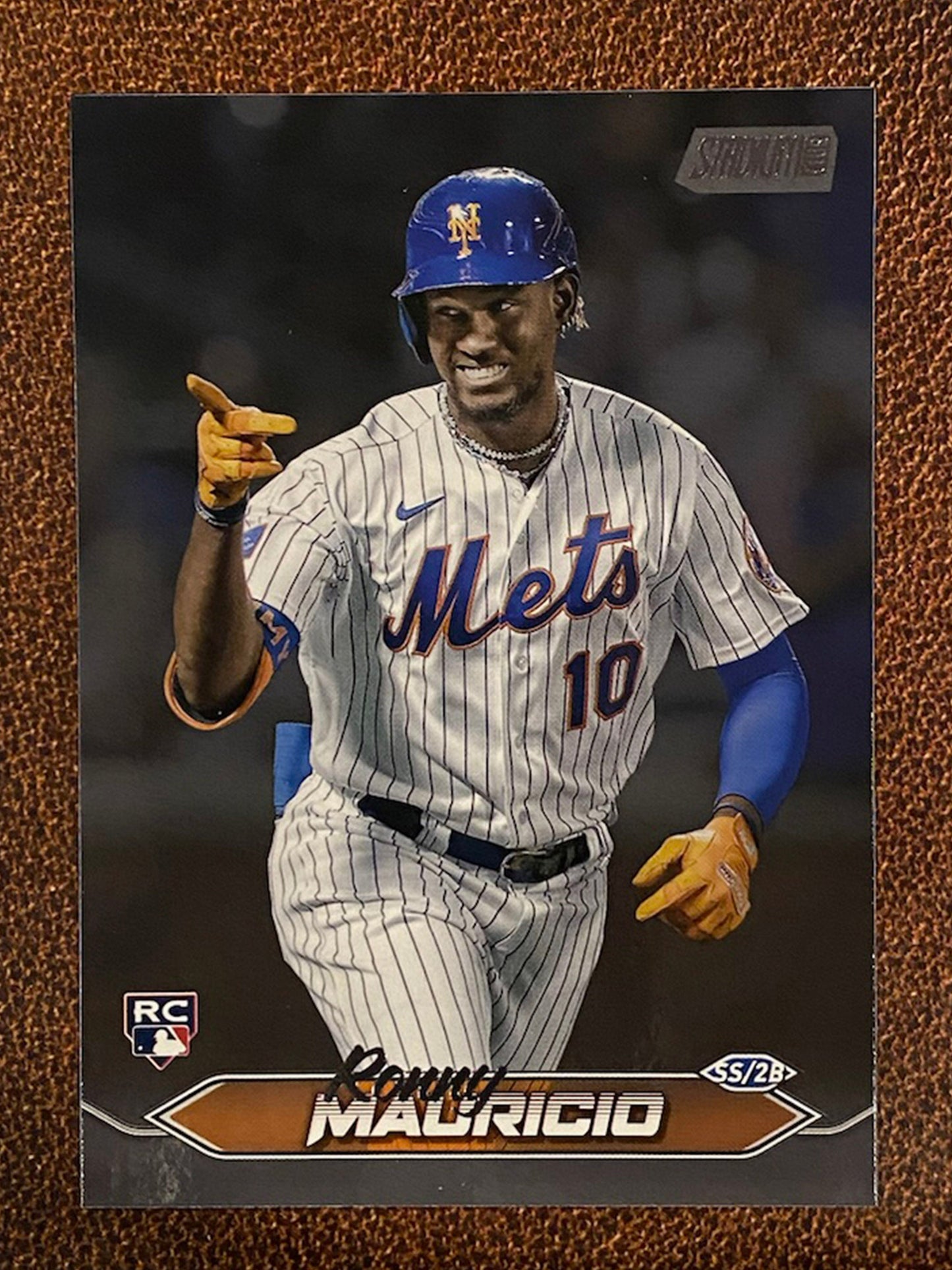 Ronny Mauricio - 2024 Topps Stadium Club - Black Foil - Mets