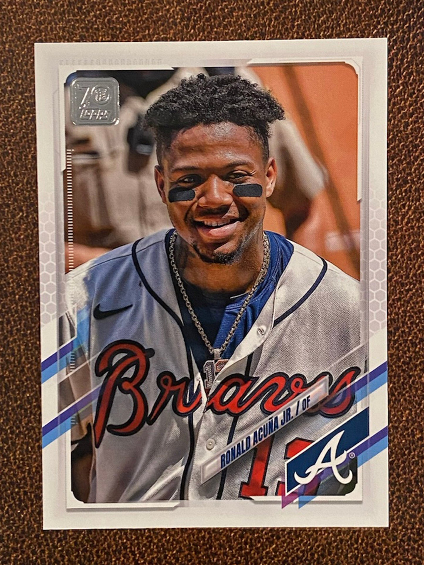 Ronald Acuna Jr. - 2021 Topps Update - SP Image Variation - Braves
