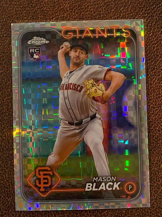 Mason Black - 2024 Topps Chrome Update - XFractor - Giants