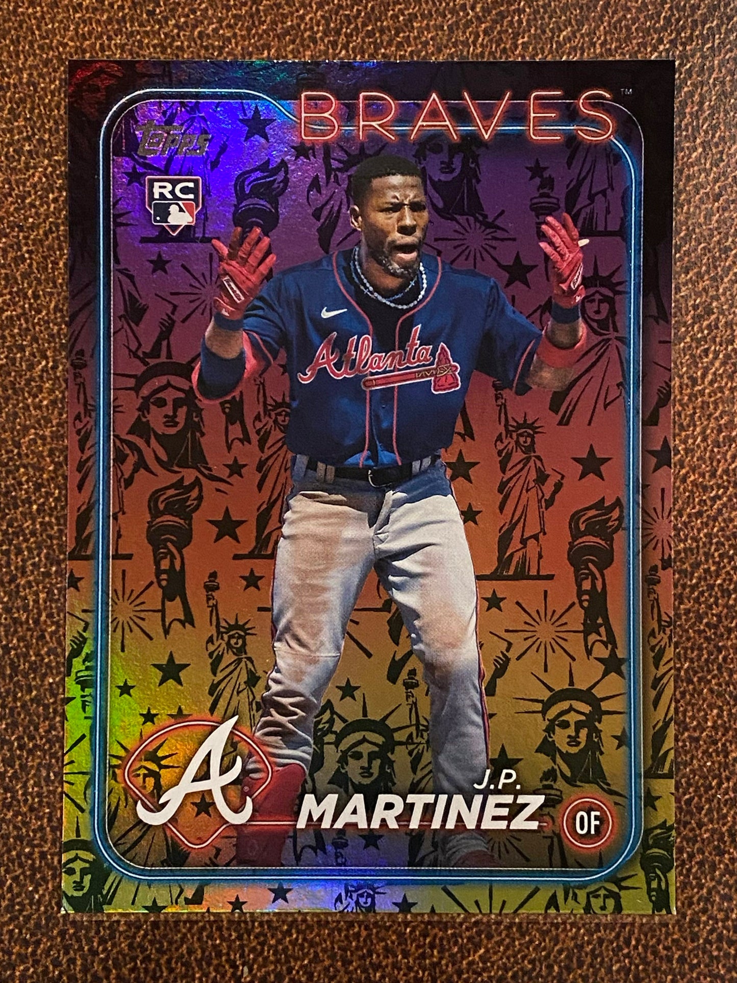 J.P. Martinez - 2024 Topps Series 2 - Ultra Rare Liberty Parallels - Braves