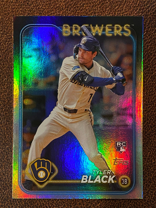 Tyler Black - 2024 Topps Update - Rainbow Foil - Brewers