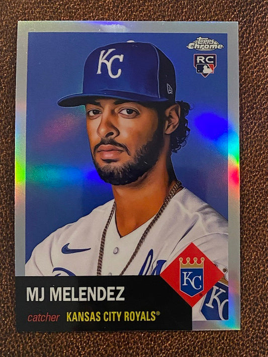 MJ Melendez - 2022 Topps Chrome Platinum Anniversary - Refractor - Royals