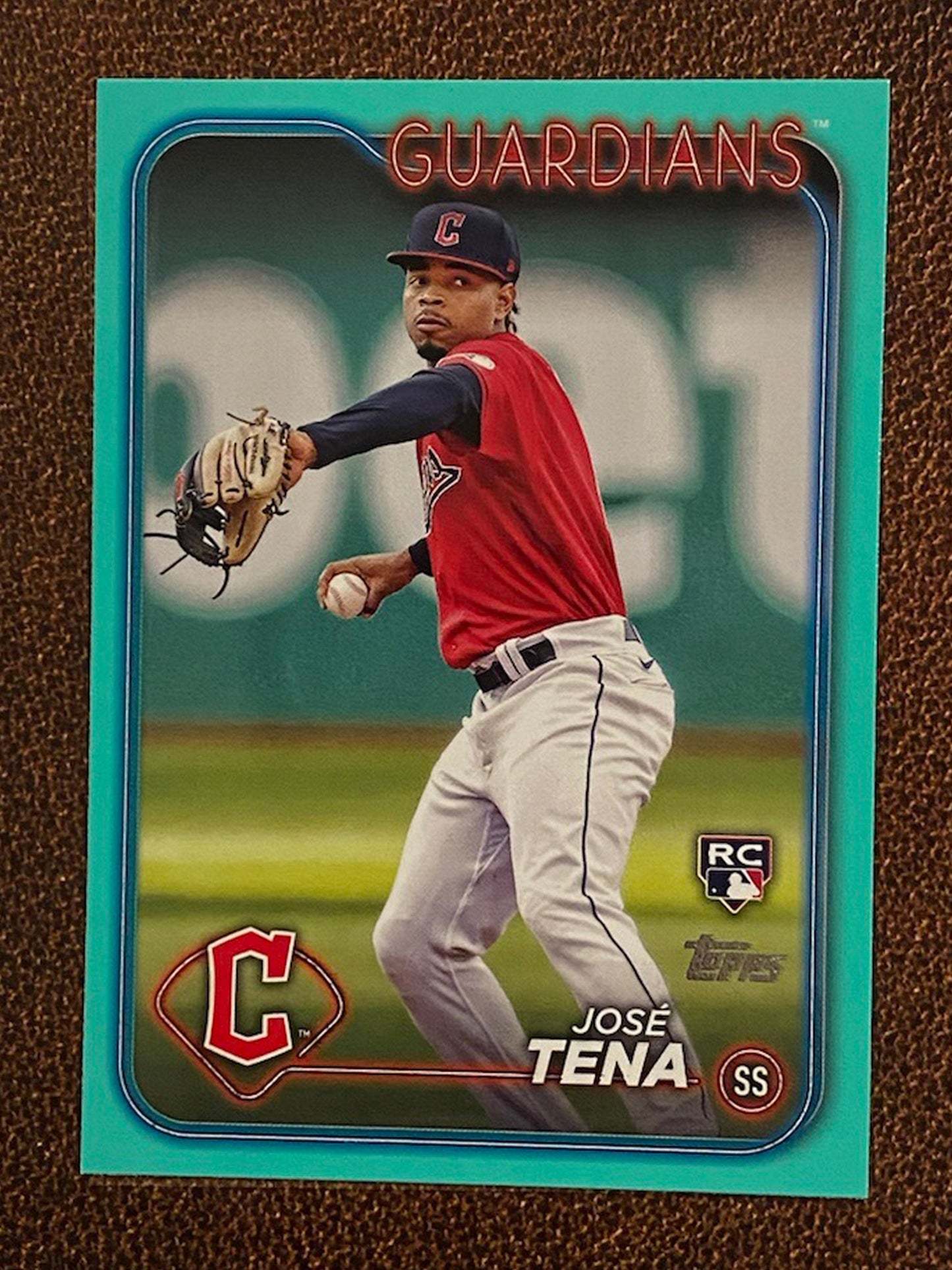 José Tena - 2024 Topps Series 2 - Aqua Parallel - Guardians