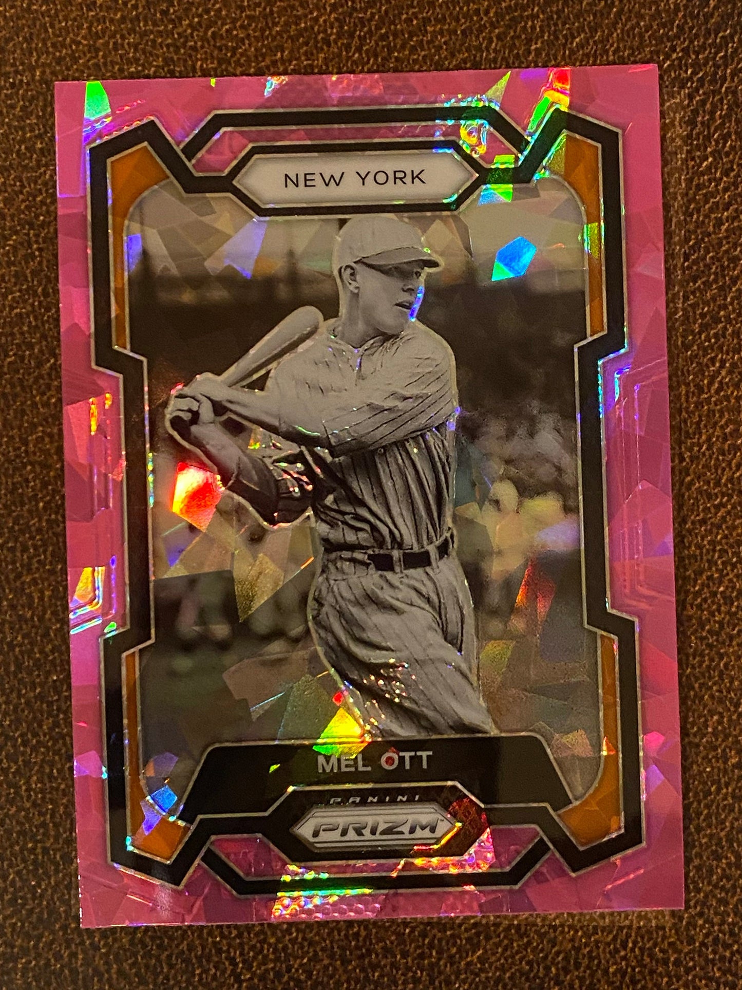 Mel Ott - 2024 Panini Prizm - Pink Ice Mega - Giants