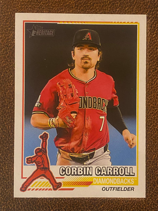 Corbin Carroll - 2025 Topps Heritage - Redefined Insert - Diamondbacks