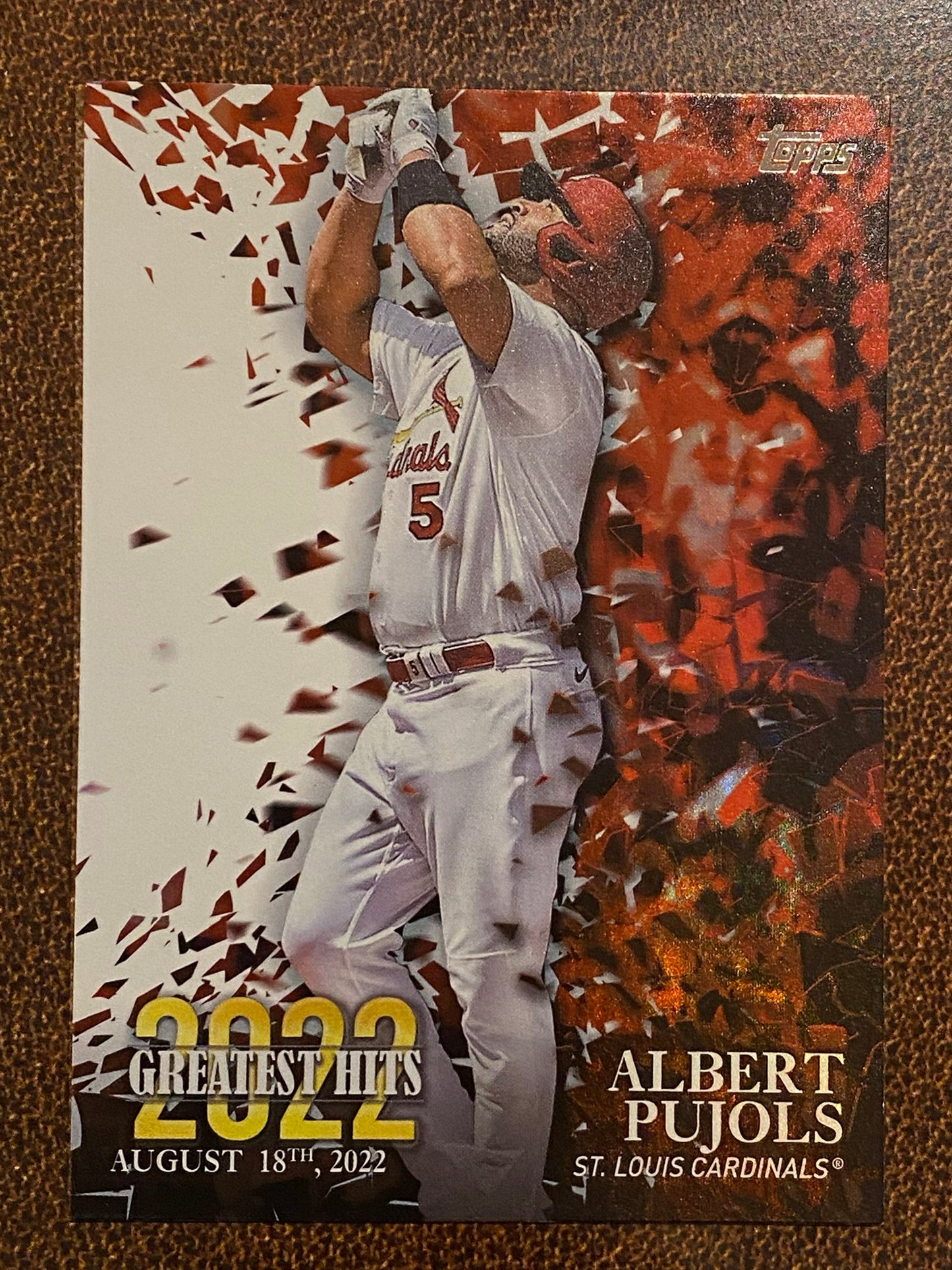 Albert Pujols - 2023 Topps Series 1 - Greatest Hit Inserts (22GH-17) - Cardinals