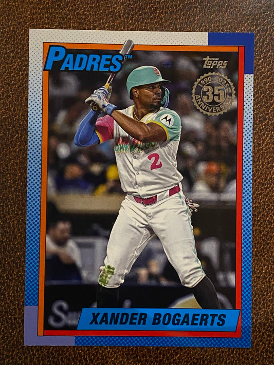 Xander Bogaerts - 2025 Topps Series 2 - 1990 Insert - Padres