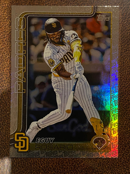 Eguy Rosario - 2025 Topps Series 2 - Fanatics Exclusive Topps Foil Border - Padres