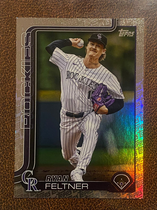 Ryan Feltner - 2025 Topps Series 2 - Fanatics Exclusive Topps Foil Border - Rockies