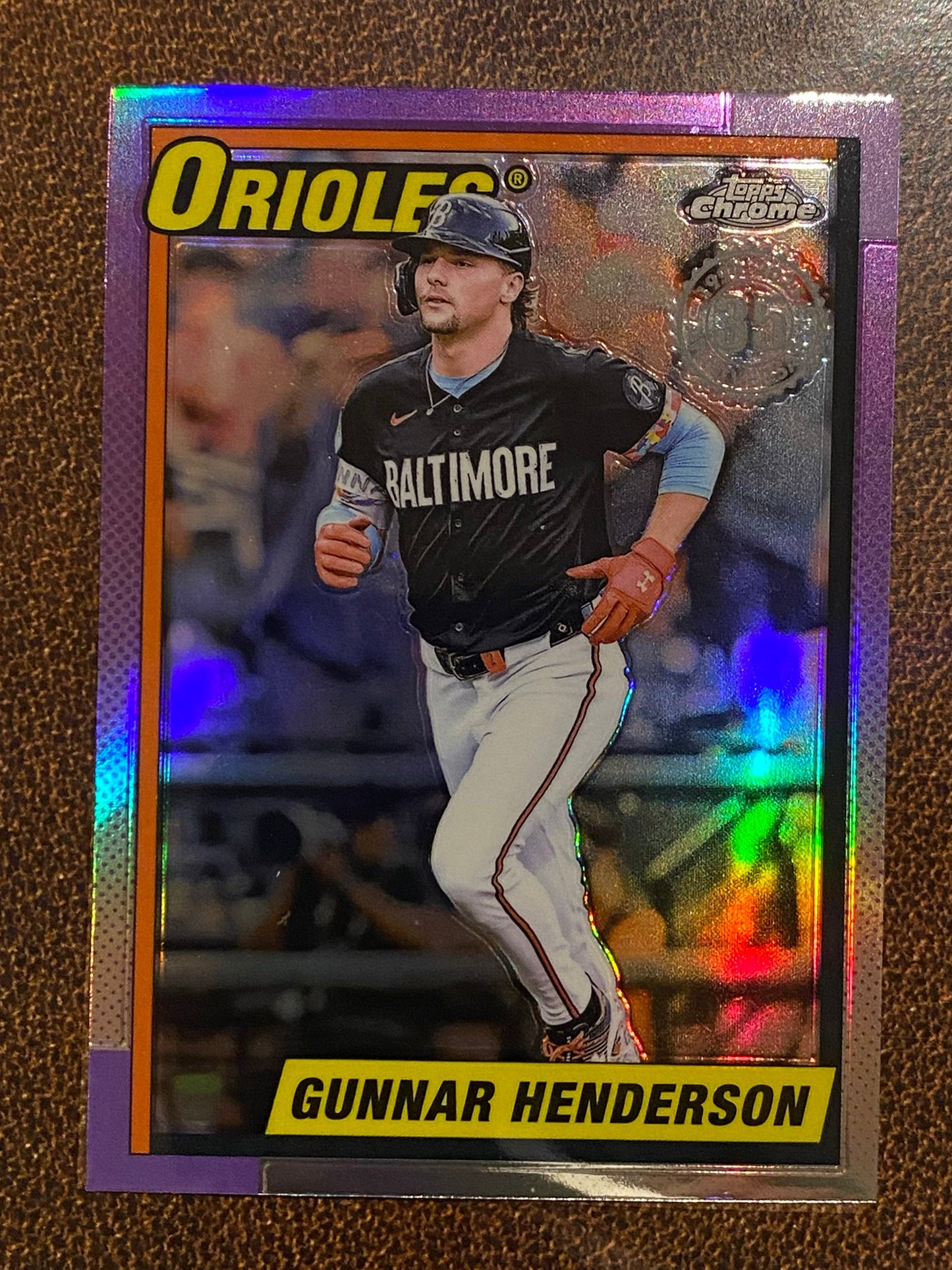 Gunnar Henderson - 2025 Topps Chrome - 1990 Insert - Orioles