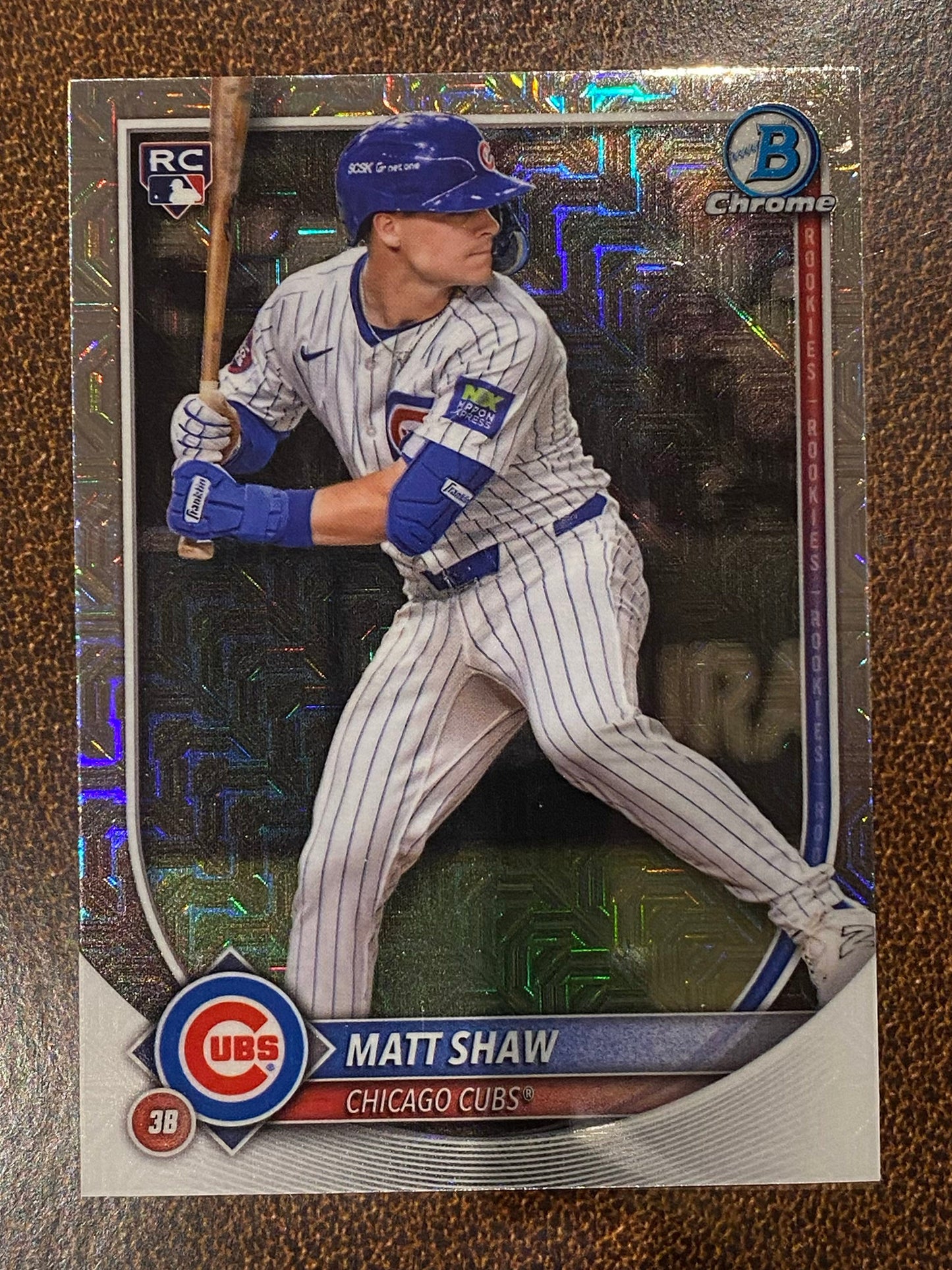 Matt Shaw - 2025 Bowman Chrome - Mojo Rookie - Cubs