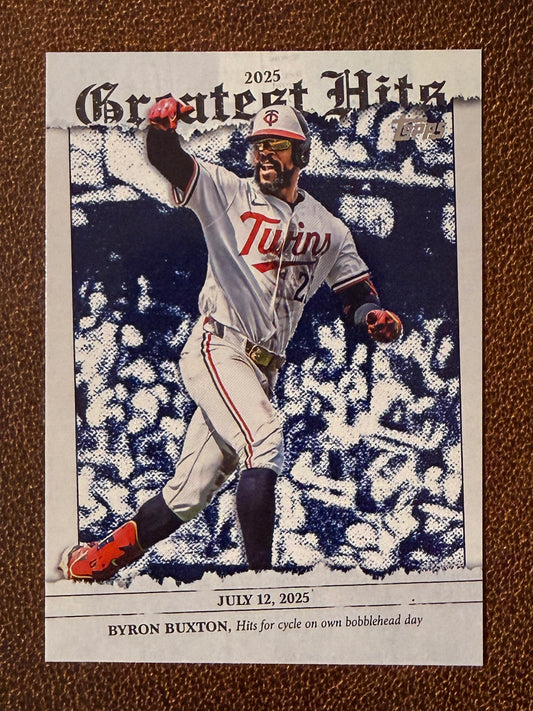 Byron Buxton - 2026 Topps Series 1 - Greatest Hits Insert - Twins
