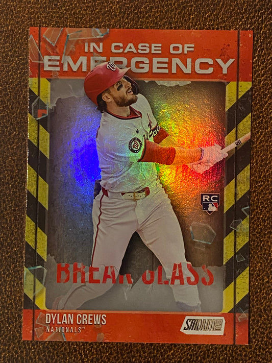 Dylan Crews - 2025 Topps Stadium Club - Break Glass Insert - Nationals