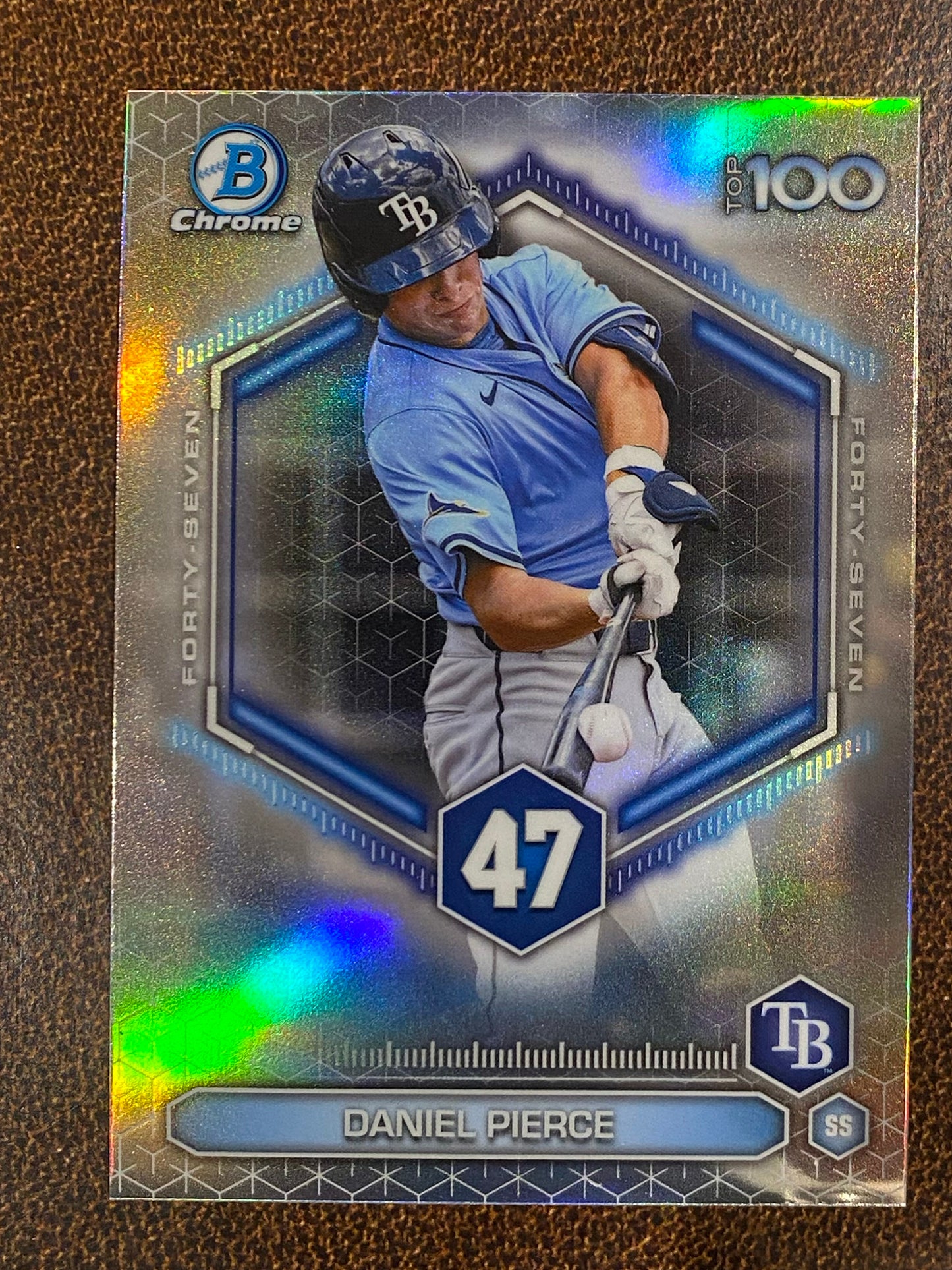 Daniel Pierce - 2026 Bowman - Scouts Top 100 Insert - Rays