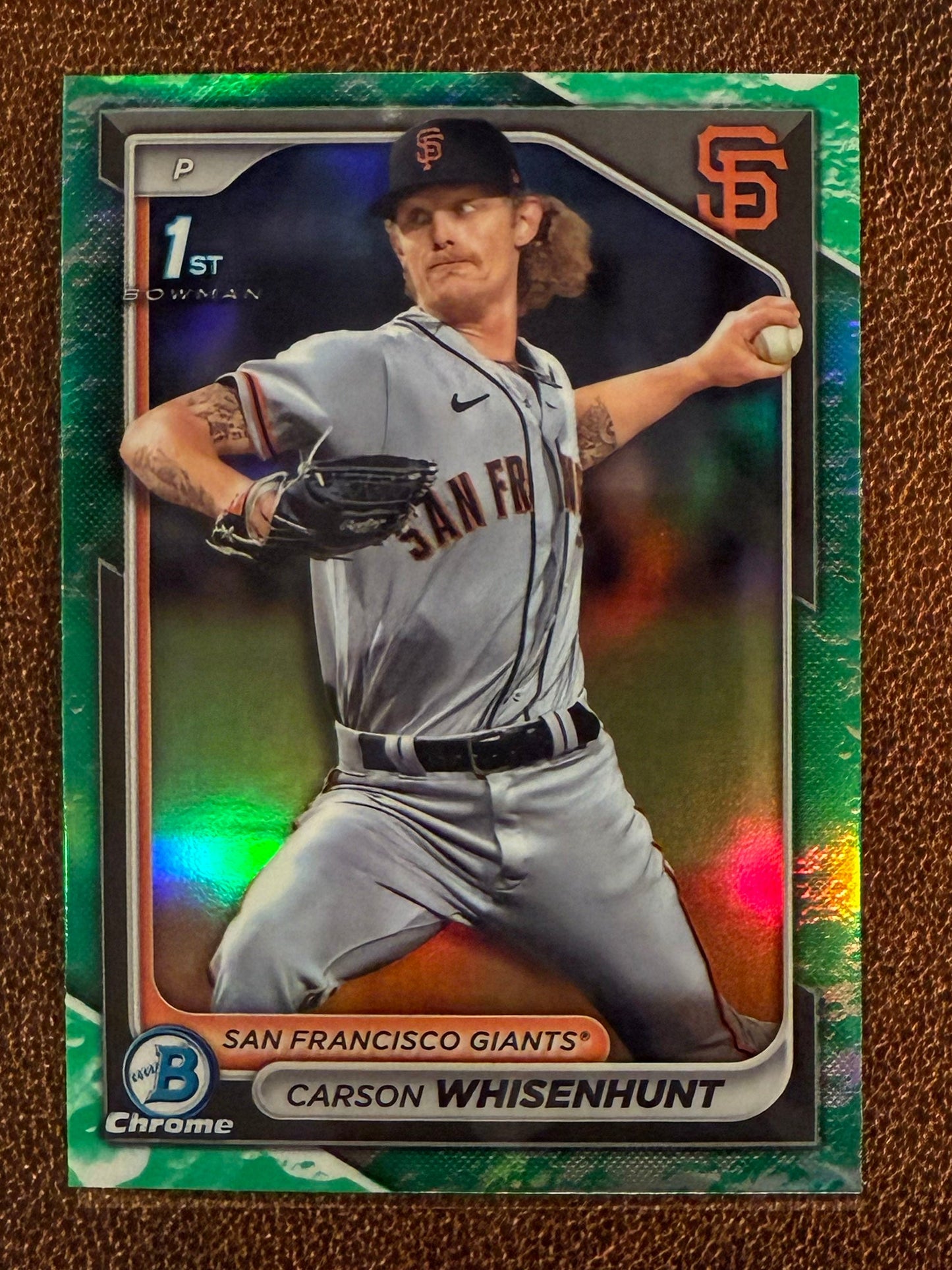Carson Whisenhunt - 2024 Bowman - Chrome Lunar Glow - Giants