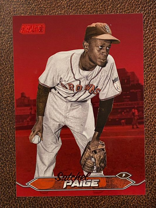 Satchel Paige - 2024 Topps Stadium Club - Red Foil - Browns