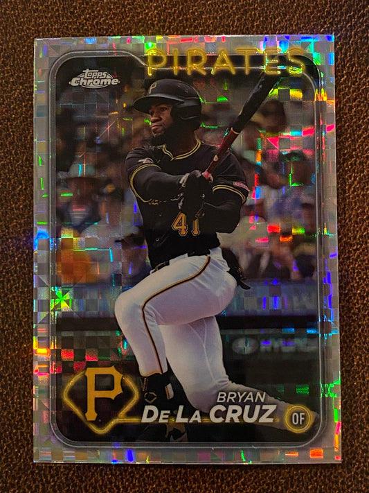 Bryan De La Cruz - 2024 Topps Chrome Update - XFractor - Pirates