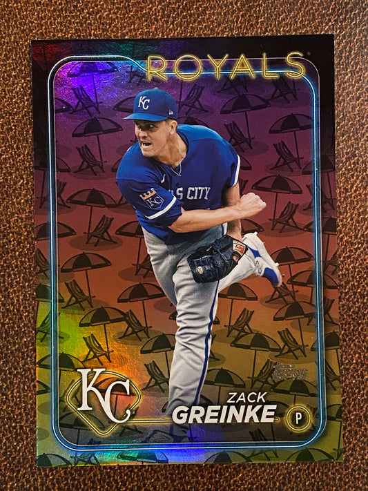 Zack Greinke - 2024 Topps Series 2 - Umbrella Parallel /50 - Royals