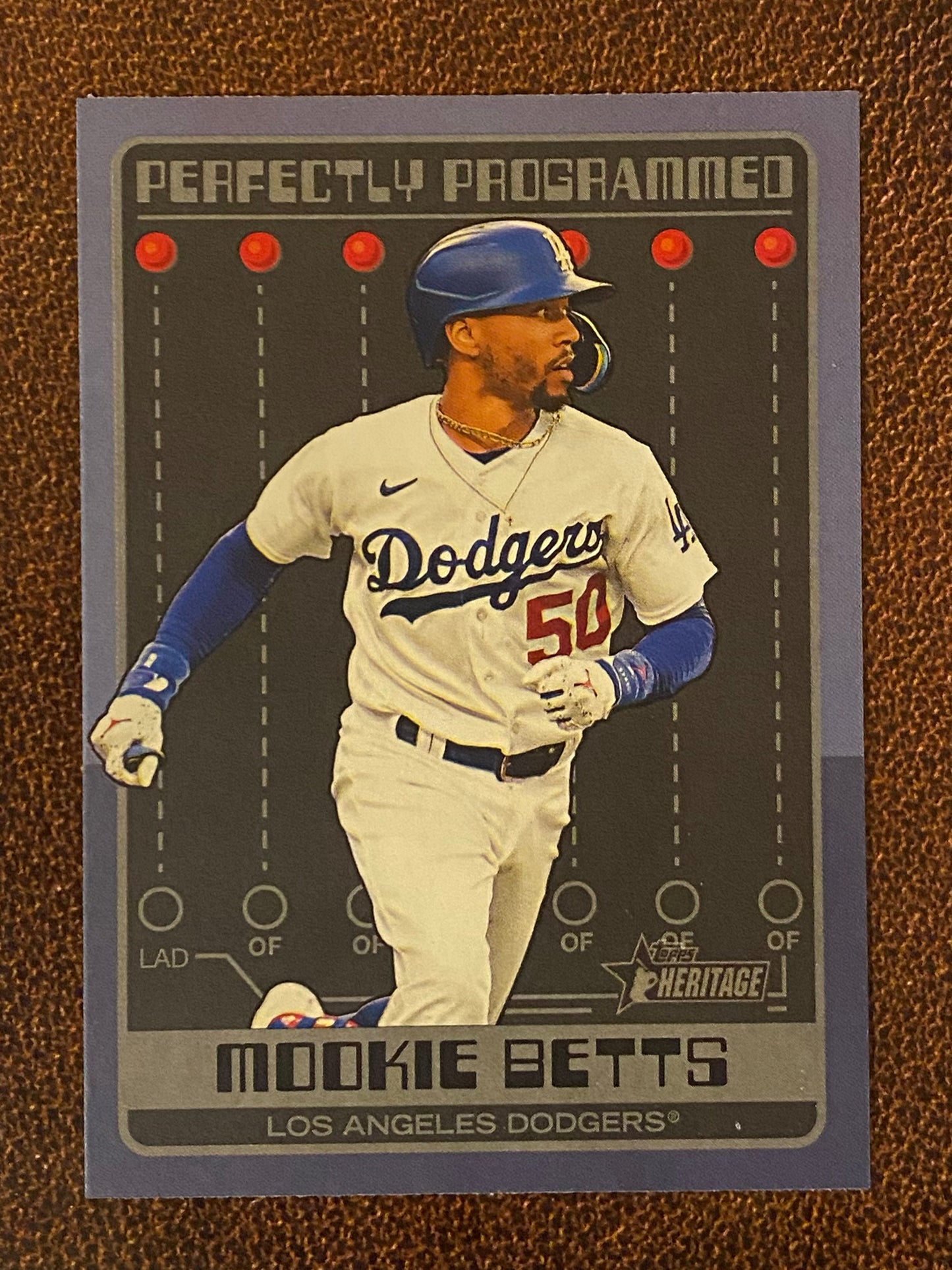 Mookie Betts - 2024 Topps Heritage High Number - Perfectly Programmed - Dodgers