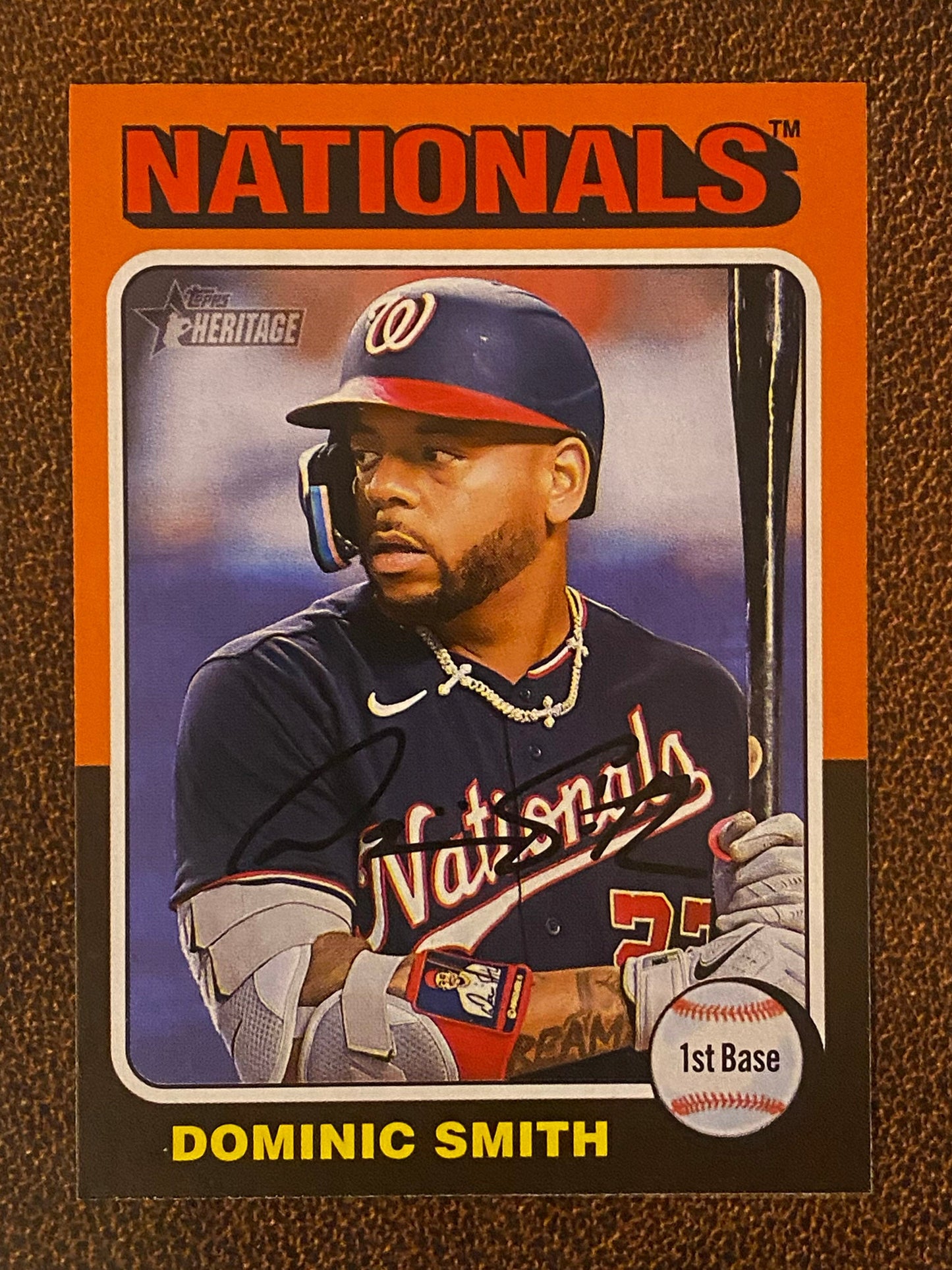 Dominic Smith - 2024 Topps Heritage - Low Number Short Prints - Nationals