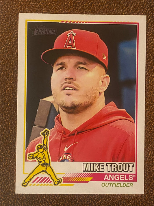 Mike Trout - 2025 Topps Heritage - Redefined Insert - Angels
