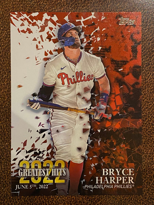 Bryce Harper - 2023 Topps Series 1 - Greatest Hit Inserts - Phillies